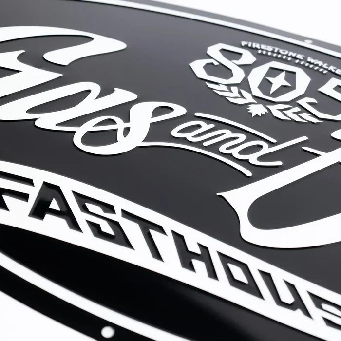 Fasthouse 805 Taproom metal sign in black, alternate product view