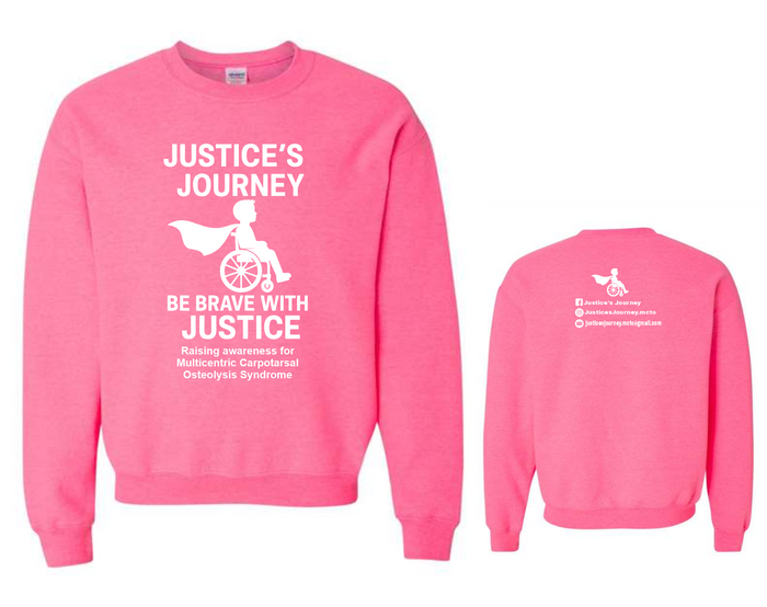 Adult and Youth Safety Pink Sweatshirt