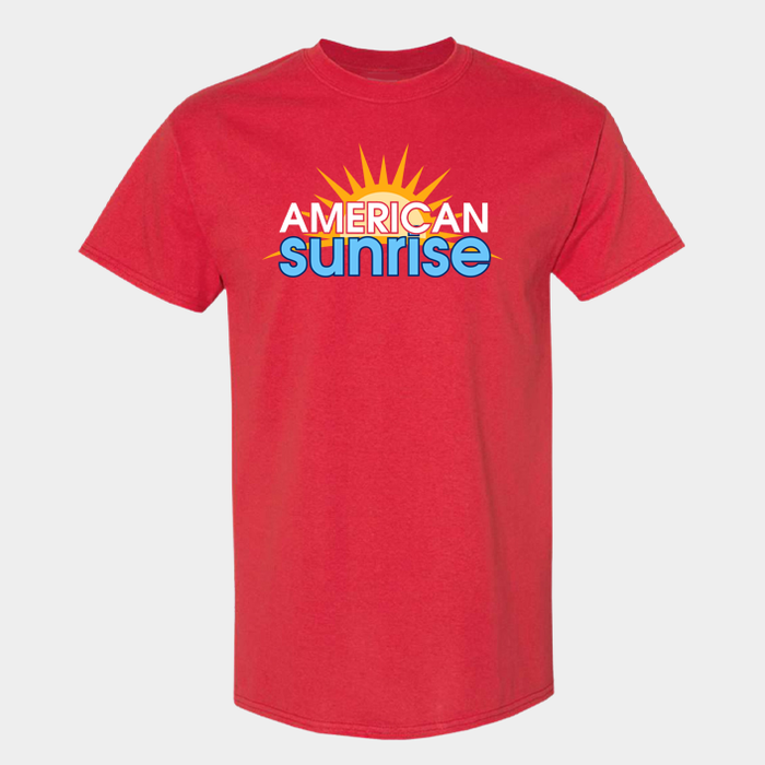 American Sunrise Classic Fine Jersey T-Shirt, Red