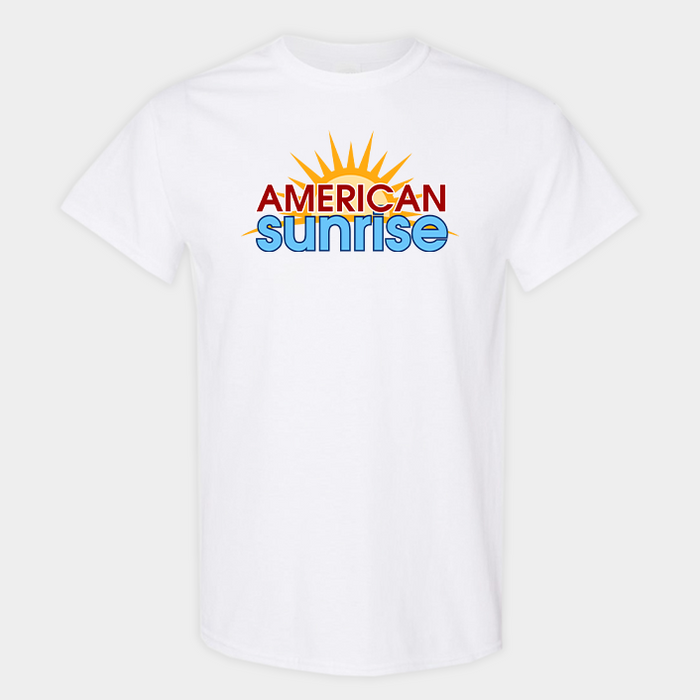 American Sunrise Classic Fine Jersey T-Shirt – White
