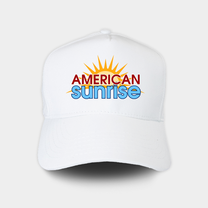 American Sunrise Structured Hat – White