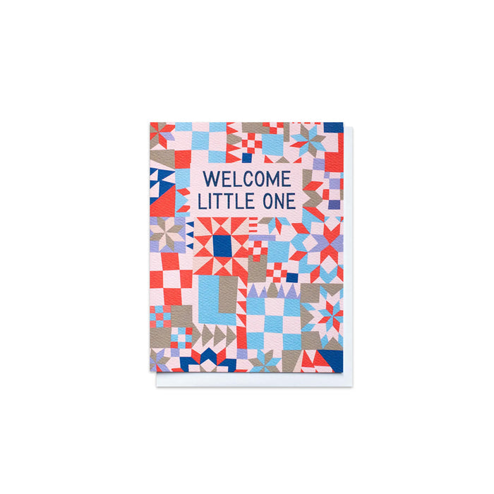 Baby Quilt Greeting Card