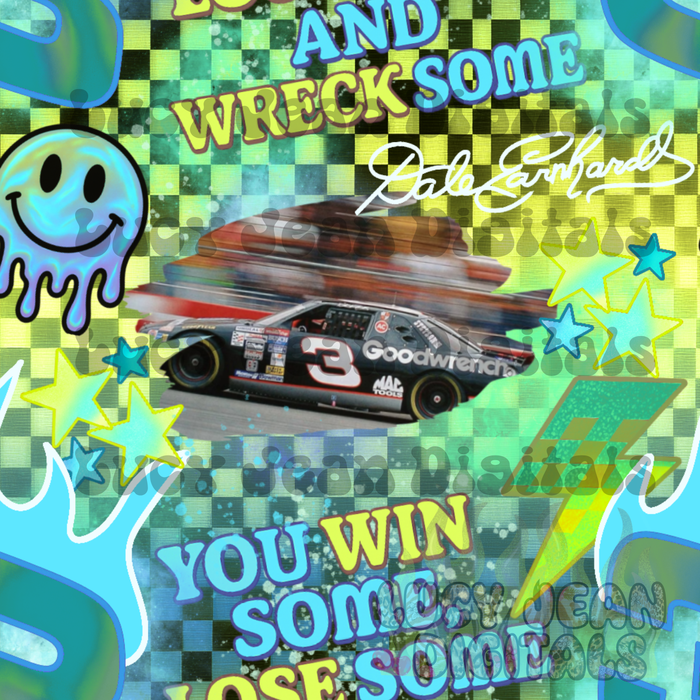 Blue Dale Car Seamless File