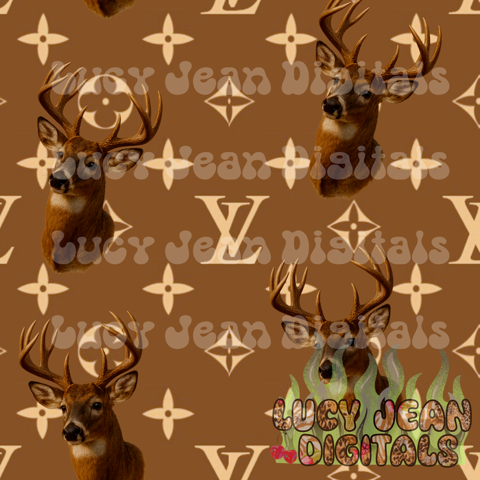 boujee Deer brown Seamless File