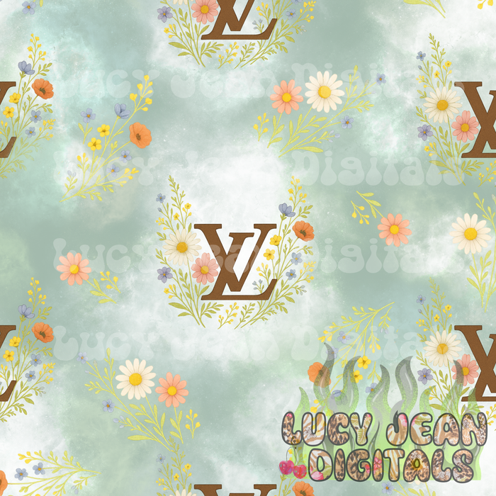 Boujee Wildflowers Seamless File