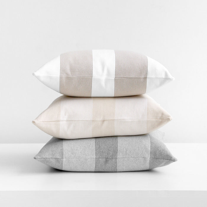 Made in Canada Brant Cushion Pillow Ash and White - Province of Canada Home Collection