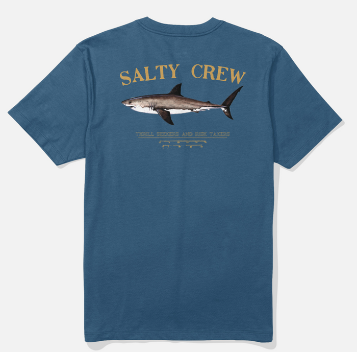 Salty Crew Bruce short-sleeve graphic t-shirt in cast blue