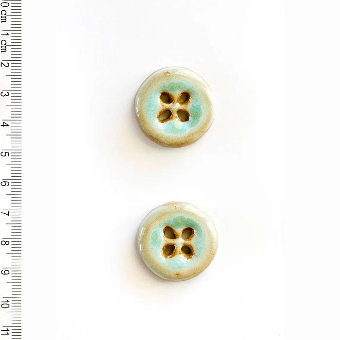 L598 Turquoise Buttons - Set of 2