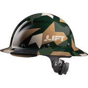 Lift Safety DAX jungle camo carbon fiber full brim hard hat, additional product image