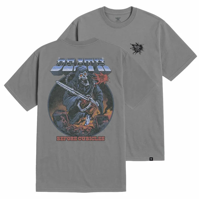 Troll Co. DBC Reaper short-sleeve graphic t-shirt in putty, available in big and tall sizes