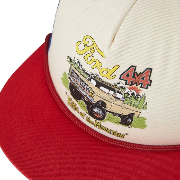 Brixton Ford King of the Mountains snapback hat in multicolor, alternate product view