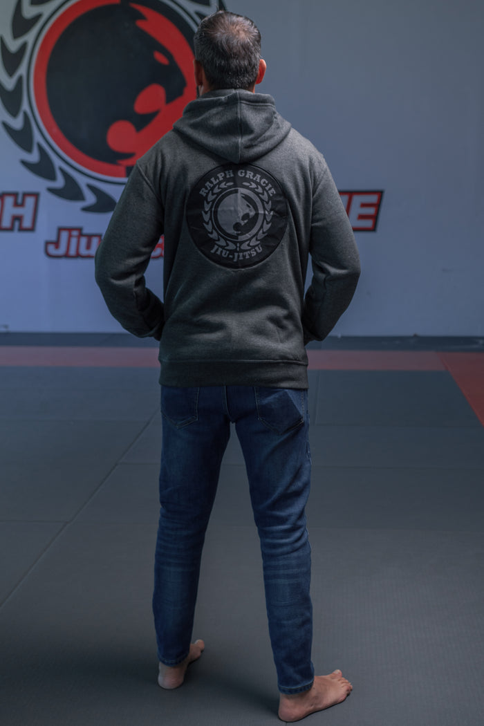 Grey Zip-Up Hoodie