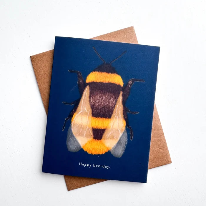 HAPPY BEE-DAY CARD