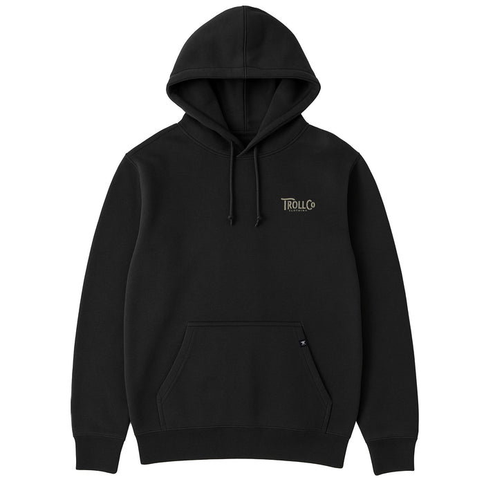 Troll Co. Headstrong hooded sweatshirt in black, alternate product view