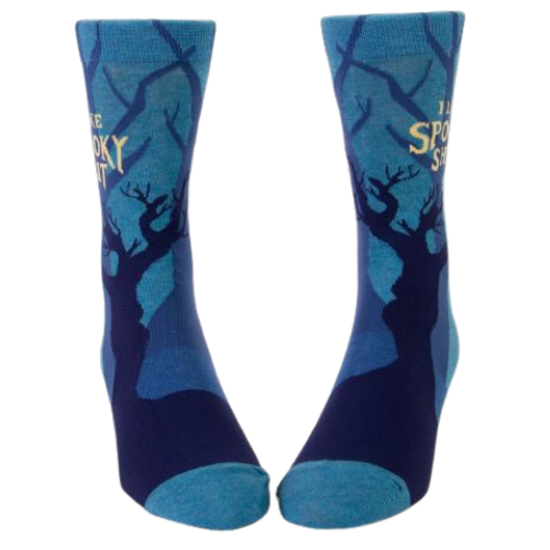 I Like Spooky Shit Halloween Men's Crew Socks.