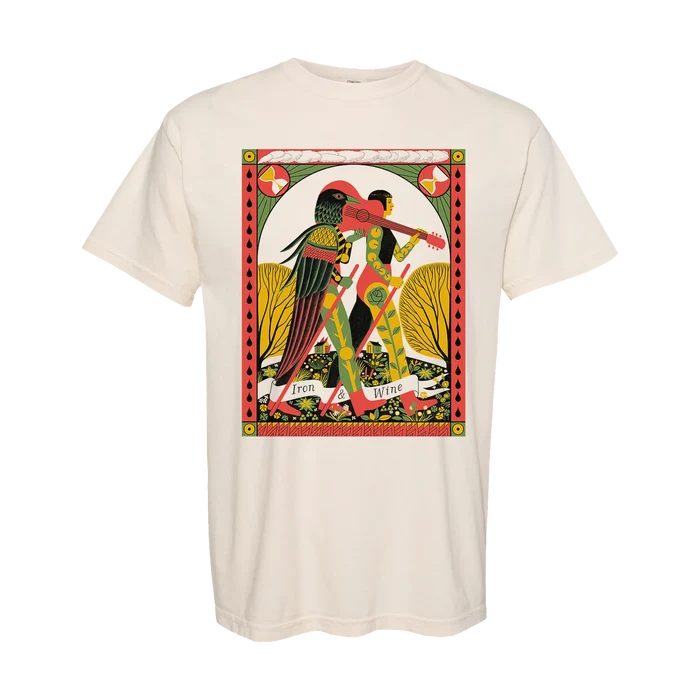 Iron & Wine x Sonia Pulido Tarot T-shirt - Bingo Merch