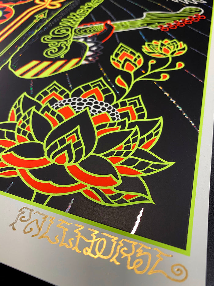 Jimi Hendrix: 'Cry of Love' Astro Man Foil ~ A.P. Screen Print