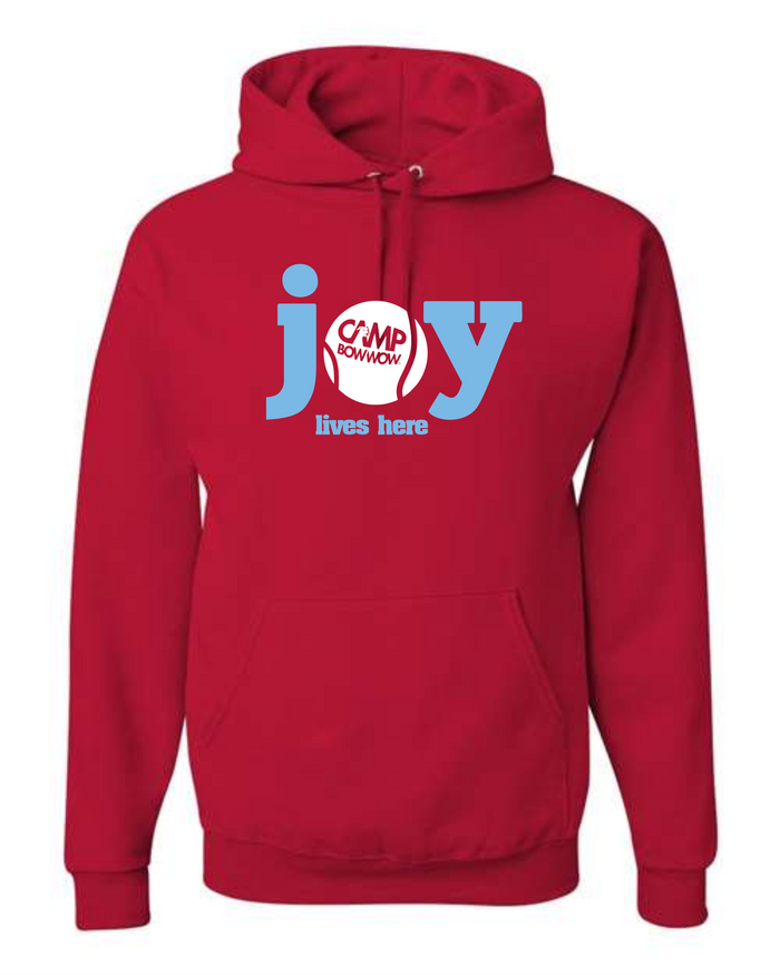 Joy Lives Here Pullover Hooded Sweatshirt