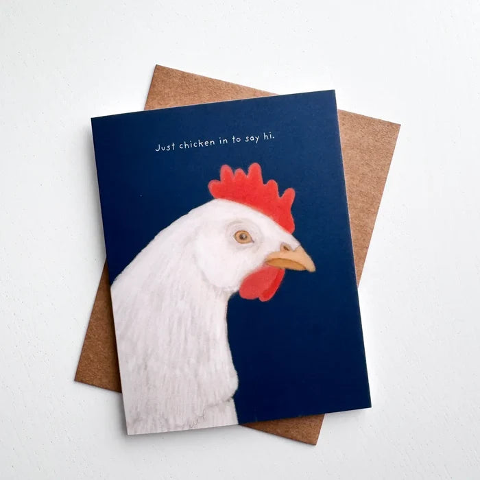 JUST CHICKEN IN CARD