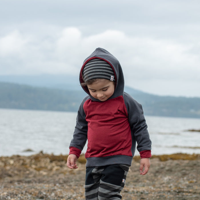 Kids Custom Coastal Merino Wool Hoodies