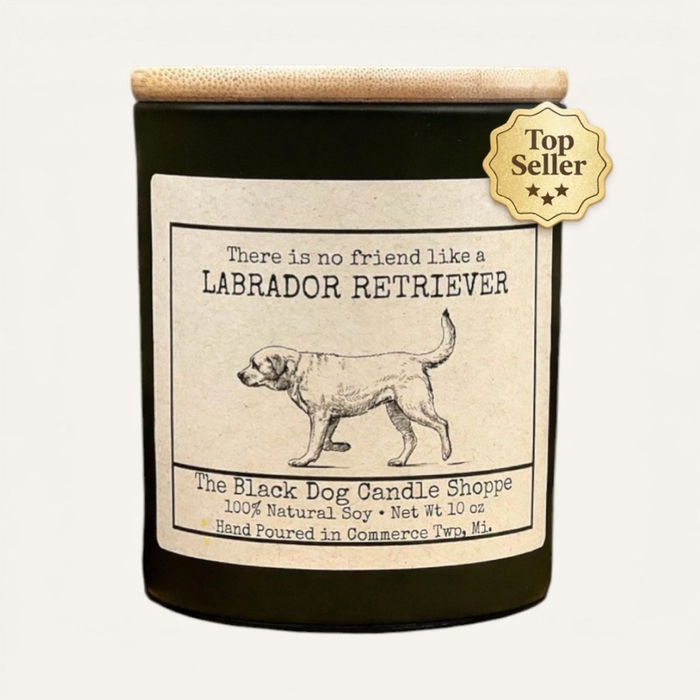 Labrador Retriever Dog Breed Candle