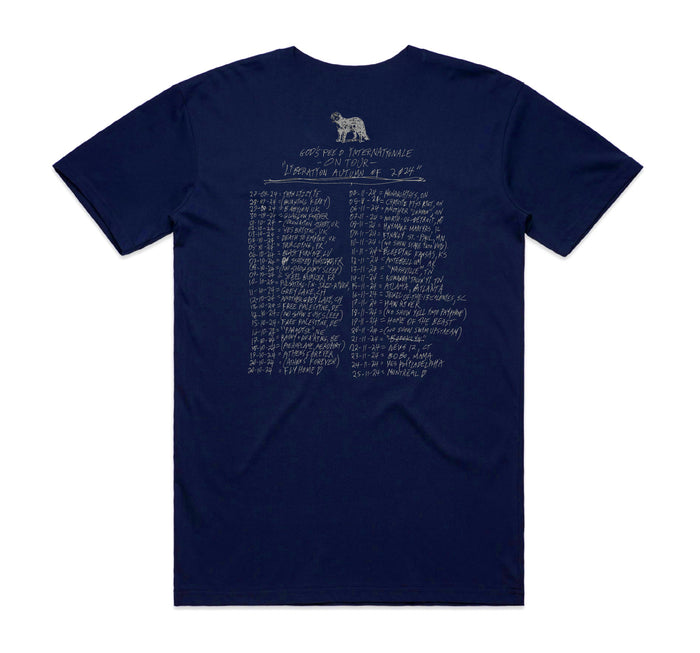 Liberation Autumn of 2024 Navy T-Shirt - Bingo Merch