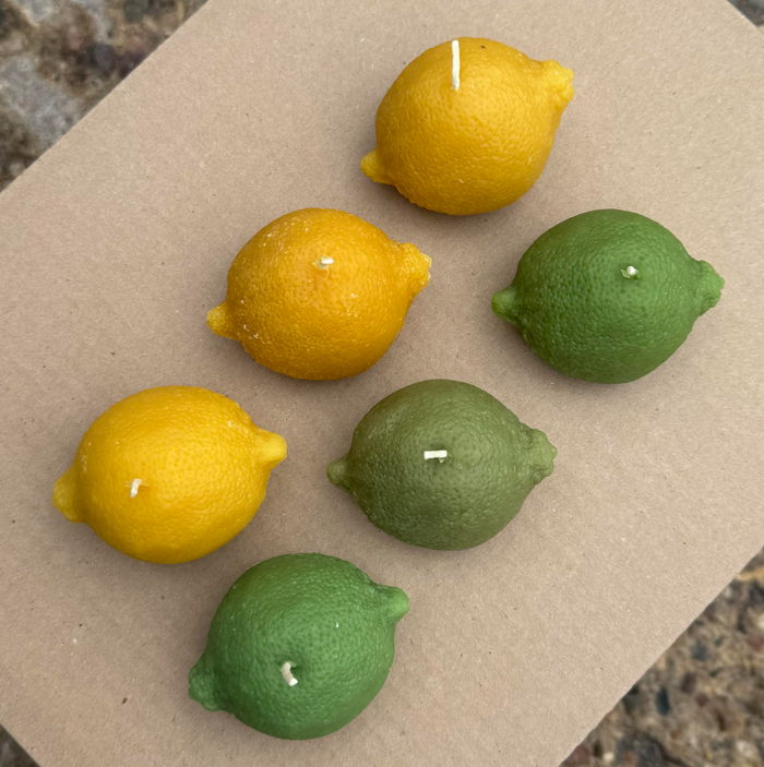 LIME BEESWAX CANDLE