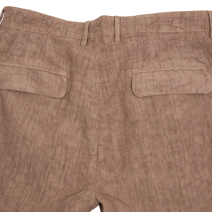 Massimo Alba Ionio2 Linen Trousers in Clay