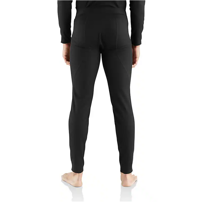 Carhartt Force midweight thermal base layer bottoms in black, additional product image