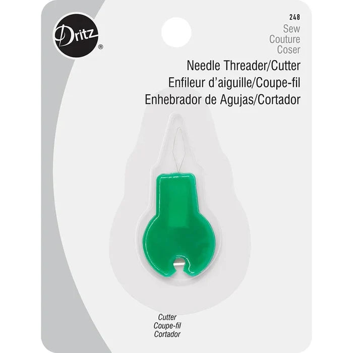 Needle Threader with Cutter
