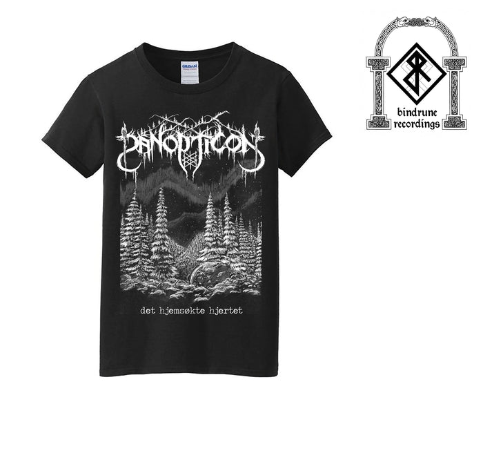 Nighttime forest short sleeve shirt