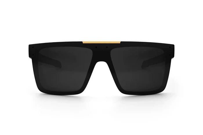 Heat Wave Visual Performance Quatro matte black, front view of the black lens