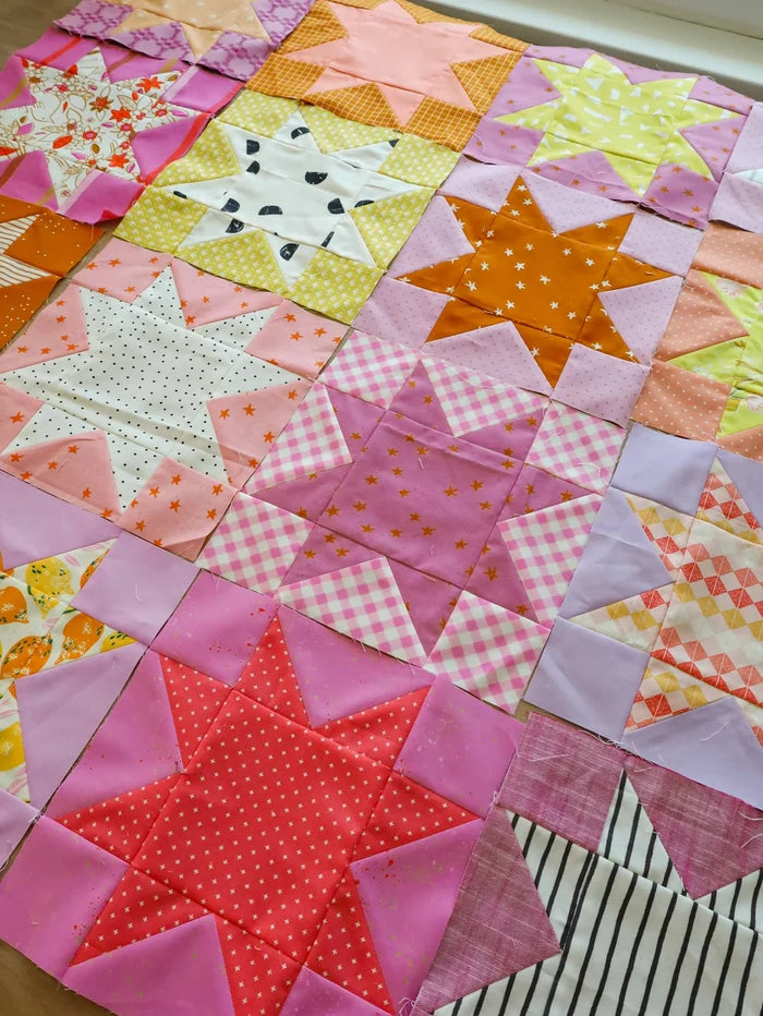 Quilting: Piece a Sawtooth Star Block
