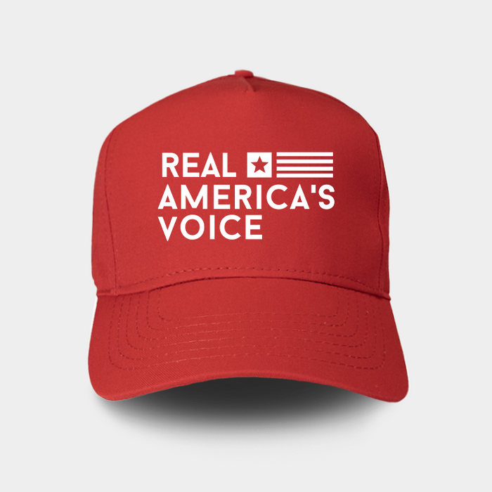Real America’s Voice™ USA-Made Structured Hat – Red