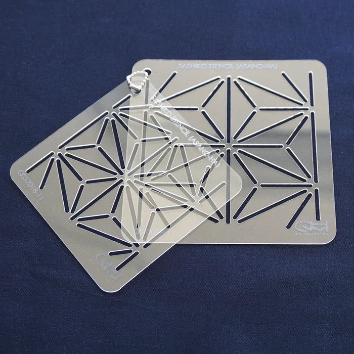 Sashiko Stencil Asano-Ha # QSS2018-11