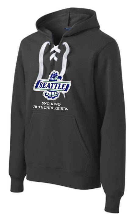 Sno-King Jr. Thunderbirds Hockey Lace Adult Hoodie