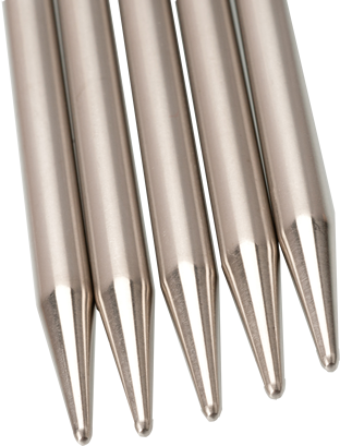Steel Double Pointed Needles 6"