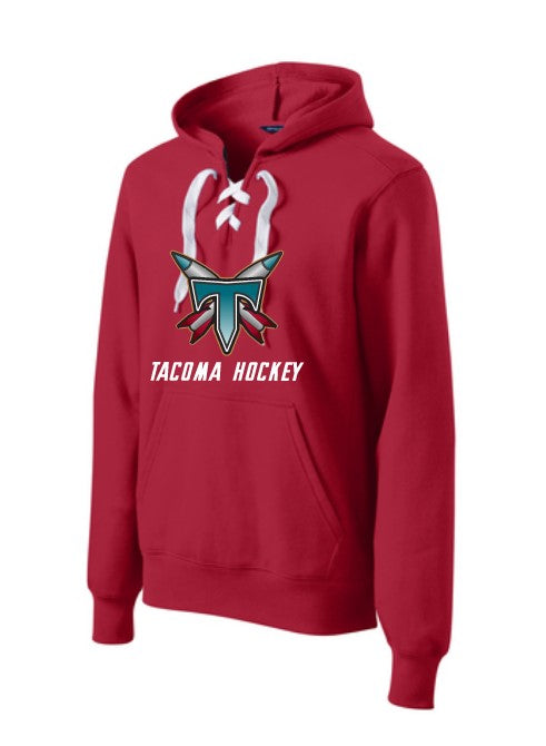 Tacoma Rockets T Logo Adult Hockey Lace Hoodie