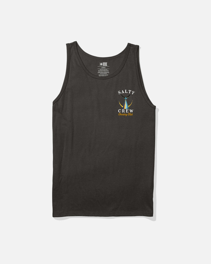Salty Crew Tailed graphic tank top in black