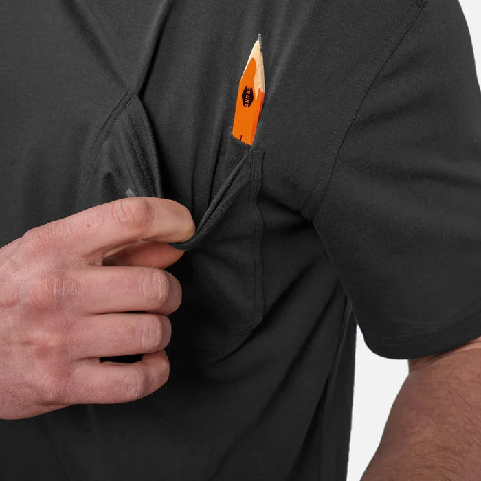 The Martin Pocket Tee- Black