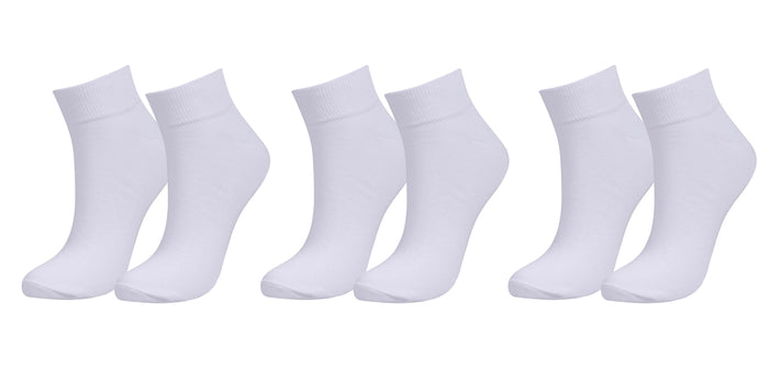 tittimitti Men’s Organic Cotton Ankle Socks 3-Pack – Breathable Everyday Ankle Socks