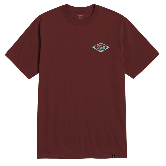 Troll Co. WHUS Twins graphic t-shirt in port, additional product view