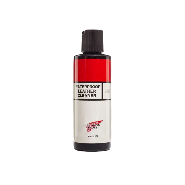Red Wing leather cleaner for waterproof and full grain leather work boots