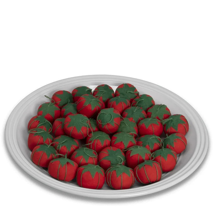 1 inch Tiny Tomato Pin Cushions 12 pack