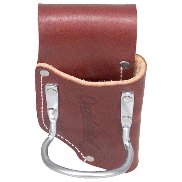 Occidental Leather 2-in-1 tool and hammer holder in tan leather