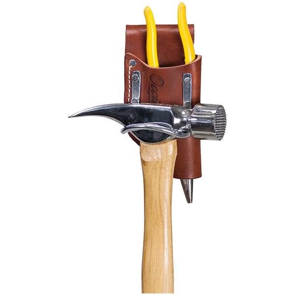 Occidental Leather 2-in-1 holder with a hammer loaded