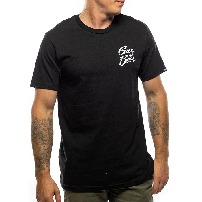 Fasthouse 805 Movement midweight graphic t-shirt in black, alternate product view