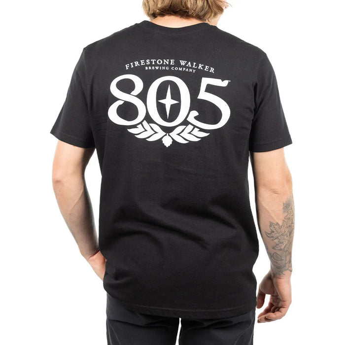 805 Premier Original short sleeve graphic tee by Fasthouse in black, available in big and tall sizes