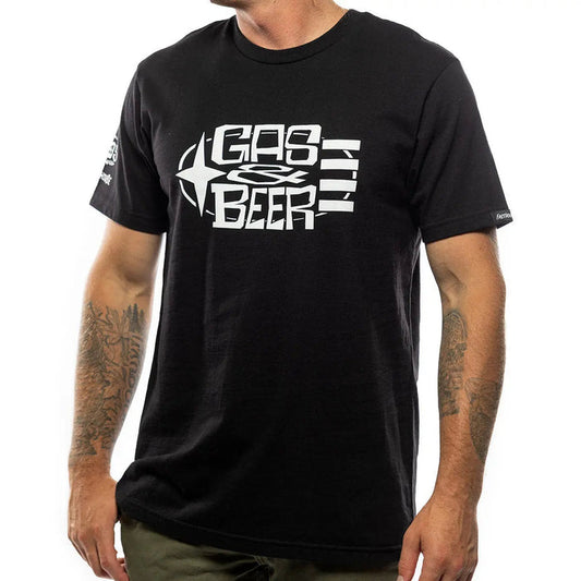 Fasthouse 805 Tandem midweight short-sleeve graphic t-shirt in black, available in big and tall sizes