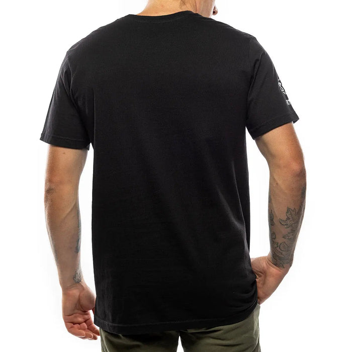 Fasthouse 805 Tandem midweight graphic t-shirt in black, alternate product view